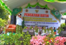 Wabup Madiun Hadiri Pengajian Rutin Muslimat NU Kecamatan Kebonsari
